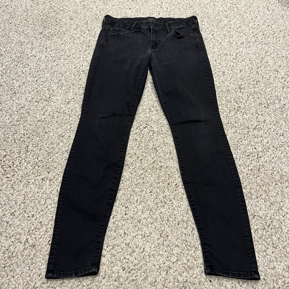 Mother The Looker Skinny Jeans Sz 28 Black Not Guilty Grunge Casual